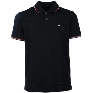 Emporio Armani, Heren, Tops, Zwart, Maat: 2XL Katoen,