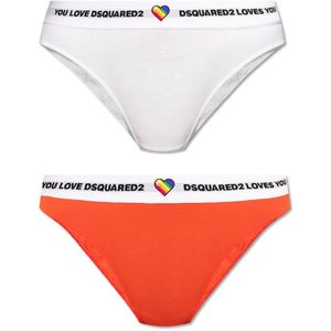 Dsquared2, Dames, Ondergoed, Veelkleurig, Maat: XL Katoen,