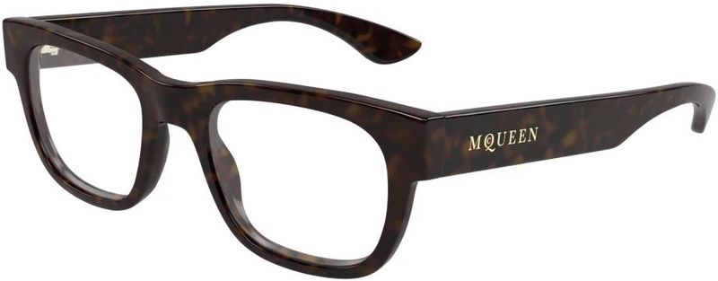 Alexander McQueen - AM 0531O - Optical Frame - Bruin - Rechthoekig Montuur
