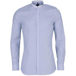 Olymp, Heren, Overhemden, Blauw, Maat: 5XL Katoen,