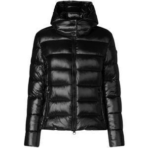 Save The Duck, Dames, Jassen, Zwart, Maat: XS Poliester,