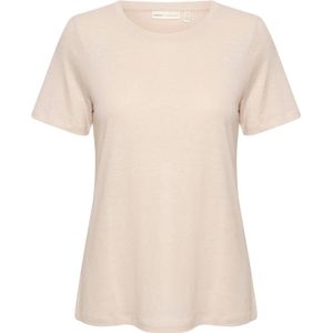 InWear, Dames, Tops, Beige, Maat: 2XS Linnen,