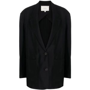 Studio Nicholson, Dames, Jassen, Zwart, Maat: XS