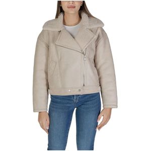 Vila, Dames, Jassen, Beige, Maat: 2XS Synthetisch,