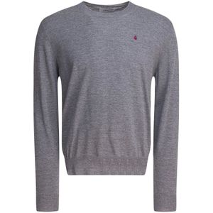 Alexander McQueen, Heren, Truien, Grijs, Maat: M Wol,