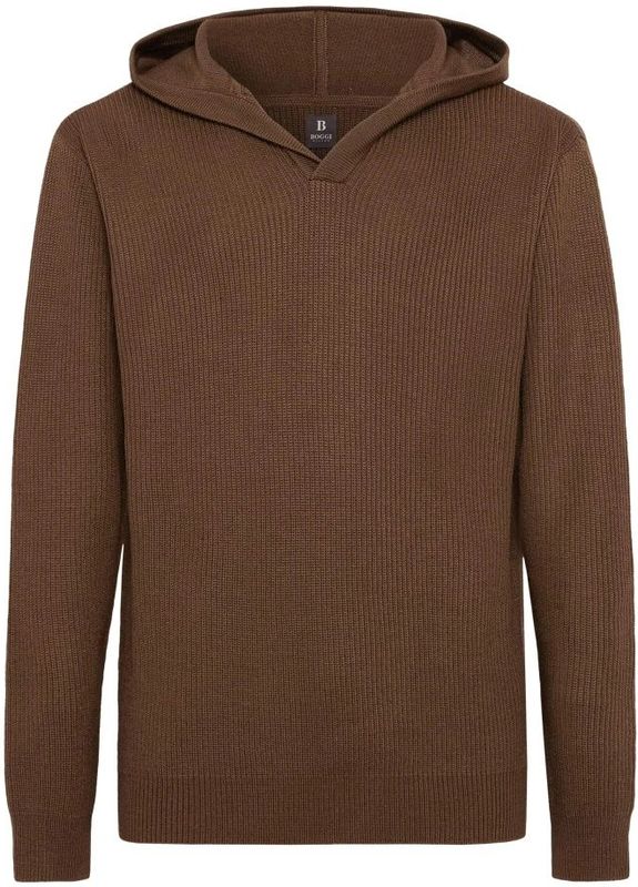 Boggi Milano, Heren, Truien, Bruin, Maat: S Wol,