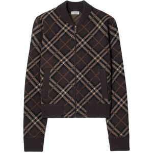 Burberry, Heren, Truien, Bruin, Maat: L Wol,