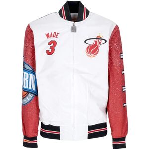 Mitchell & Ness, Heren, Jassen, Veelkleurig, Maat: XL Poliester,