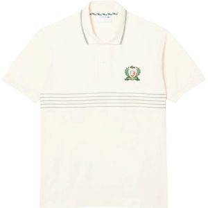 Lacoste, Heren, Tops, Wit, Maat: XL Katoen,