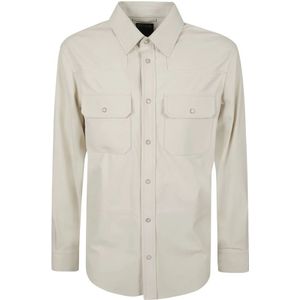 Zegna, Heren, Overhemden, Beige, Maat: M