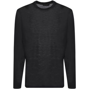 Dell'oglio, Heren, Truien, Zwart, Maat: 2XL Wol,