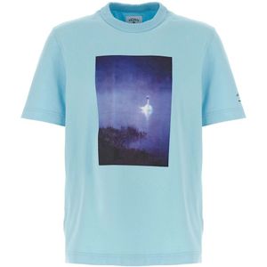 Barbour, Heren, Tops, Blauw, Maat: L Katoen,