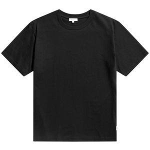 Norse Projects, Heren, Tops, Zwart, Maat: M