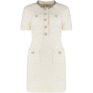 Self Portrait, Dames, Jurken, Beige, Maat: XS