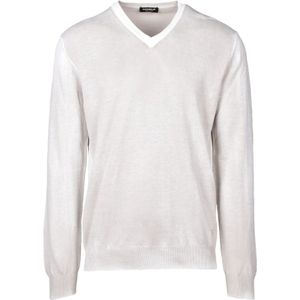 Dondup, Heren, Truien, Beige, Maat: L Katoen,