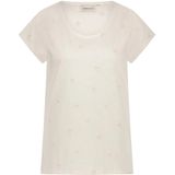 Fabienne Chapot - Phil Round V T-Shirt - Beige - Katoen