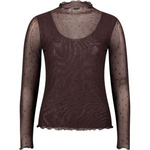 Zero, Dames, Tops, Bruin, Maat: M