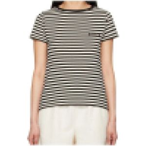 Moncler, Dames, Tops, Zwart, Maat: S