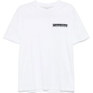 Calvin Klein, Heren, Tops, Wit, Maat: 2XL