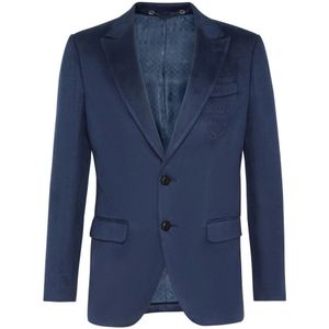 Billionaire, Heren, Jassen, Blauw, Maat: M Zijde,