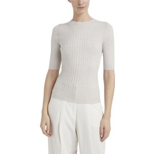 Peserico, Dames, Truien, Beige, Maat: S Viscose,