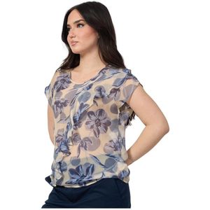 Alessia Santi, Dames, Blouses & Shirts, Veelkleurig, Maat: L