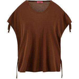 Drumohr, Dames, Tops, Bruin, Maat: M