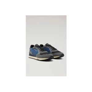 Woolrich Retro Sneaker Blauw Zwart Grijs , Multicolor , Heren , Maat: 40 EU