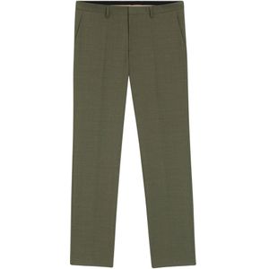 Hugo, Heren, Broeken, Groen, Maat: L Leer,