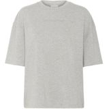 Kaffe, Dames, Tops, Grijs, Maat: M Leer,