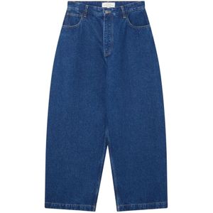 Studio Nicholson, Heren, Jeans, Blauw, Maat: S Denim,