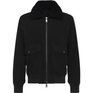 Franzese Collection, Heren, Jassen, Zwart, Maat: 2XL Suède,