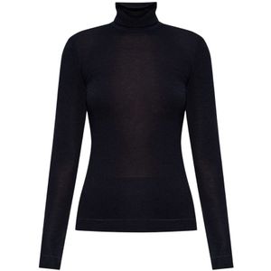 Hanro, Dames, Truien, Zwart, Maat: S Zijde,