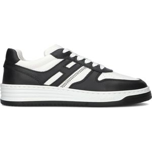 Hogan Lage Sneakers van Leer , Black , Dames , Maat: 38 EU