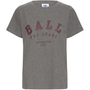 Ball, Dames, Tops, Grijs, Maat: L Katoen,