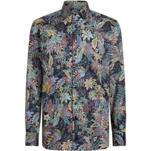 Etro, Heren, Overhemden, Veelkleurig, Maat: S Katoen,