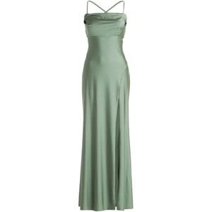 Vera Mont - Elegante Avondjurk met Cut-Outs - Groen - Dames