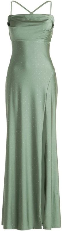 Vera Mont - Elegante Avondjurk met Cut-Outs - Groen - Dames