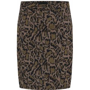 C.Ro, Dames, Rokken, Bruin, Maat: S Viscose,