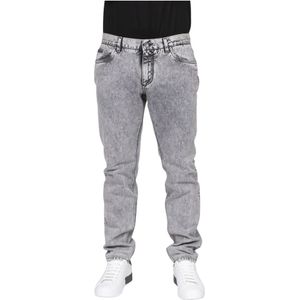 Dolce & Gabbana, Heren, Jeans, Grijs, Maat: M