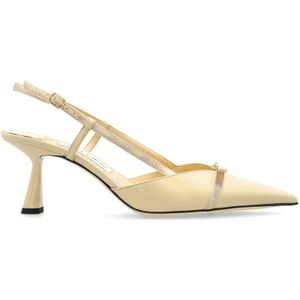 Jimmy Choo, Dames, Schoenen, Beige, Maat: 35 EU Zijde,
