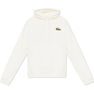 Lacoste - Hoodie - Wit - Katoen