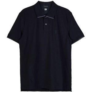 C.p. Company, Heren, Tops, Blauw, Maat: L Piqué,