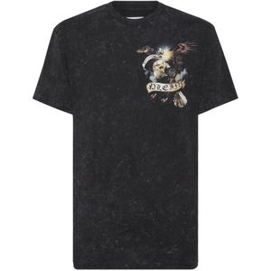 Philipp Plein, Heren, Tops, Zwart, Maat: 4XL Katoen,