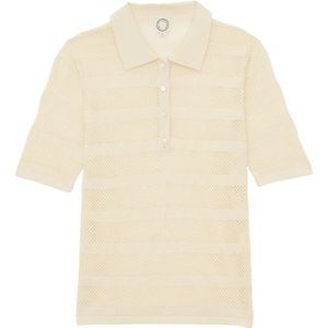 Ines de la Fressange Paris, Dames, Tops, Beige, Maat: XS Linnen,