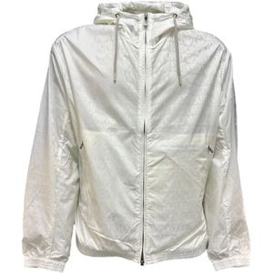 Emporio Armani, Heren, Jassen, Wit, Maat: M