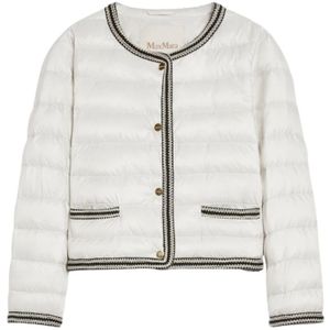 Max Mara, Dames, Jassen, Grijs, Maat: S Zijde,