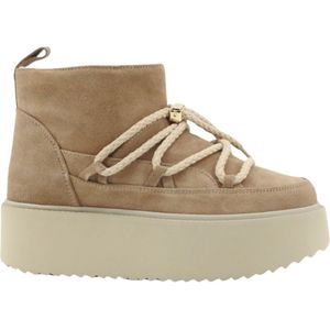 INUIKII - Snowboots - Camel - Warm Gevoerd - Met Plateau