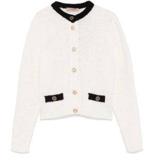 Twinset, Dames, Truien, Wit, Maat: M