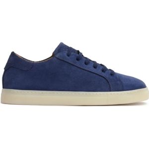 Kazar - Marineblauwe Sneakers - Heren - Suède